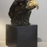 Archibald Thorburn (1860-1935) Eagle Head Sculpture (20cm, 4kg) - Bronze, Marble, Signed Image 3