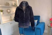 Ladies Black Bomber Jacket from Zara Size Small UK 8 / EU 36