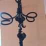Heavy Duty Vintage Wrought Iron Six Bottle Wall Hanging Wine Rack Image 6