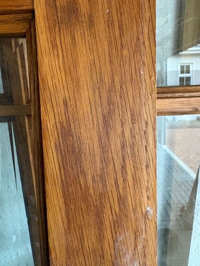 Pair of Oak Glazed Doors