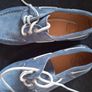 Gallucci blue suede deck shoe, size 31 Image 7