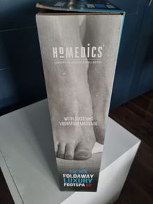 Homedics Foldaway Luxury Foot Spa with Heat & Massage