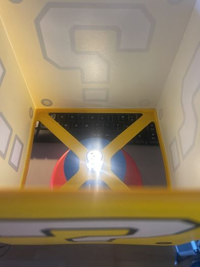 mario question block light