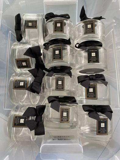 12 x Empty Jo Malone Lime Basil and Mandarin Diffuser Bottles