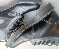 Solovair black ankle boots, 37, excellent condition
