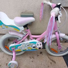 Kids unicorn bike size 14 inch wheels