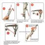 New Full Stainless Steel Automatic Spring Fishing Rods Holders, Adjustable Sensitivity Folding Fishing Bite Bracket Image 4