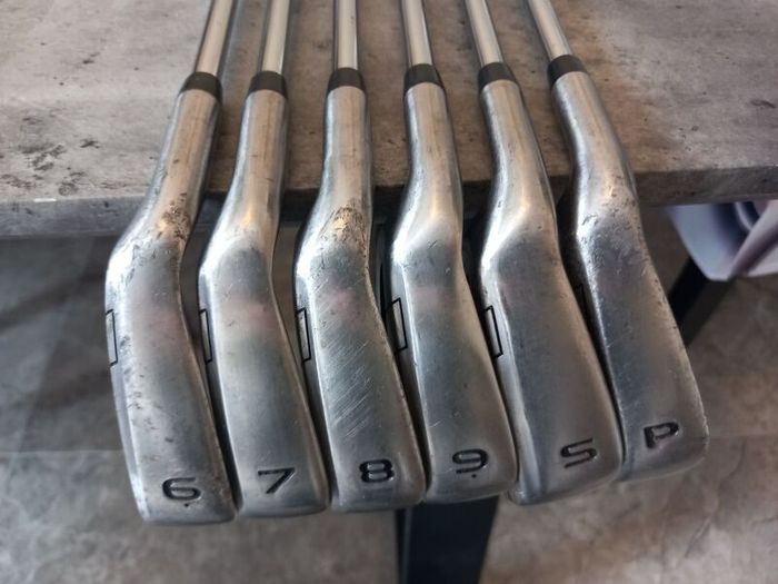 McGregor golf irons..Left handed clubs