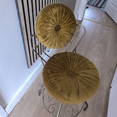 Vintage 1950s/60s Hollywood Regency Boudoir Vanity Chair