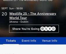 Westlife 1 x standing