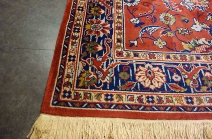 Hand-knotted Persian Tabrizian Rug
