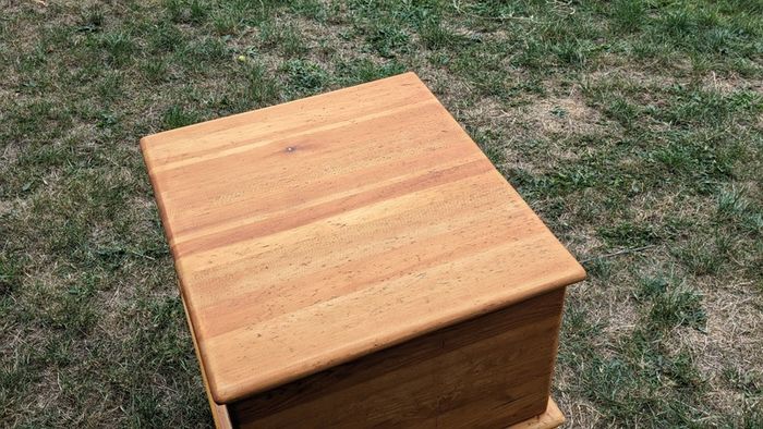 Toy storage, solid wood chest