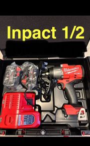 Milwaukee M18fhiw2f12-502x Fuel 18v 2 X 5.0ah Li-ion Redlithium Brushless Cordless Impact Wrench