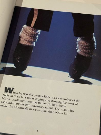 Michael Jackson Moonwalker The Storybook 1988 UK