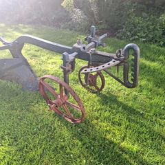 Antique horse drawn Plough Ransomes, Sims & Jefferies, Ipswich,.
