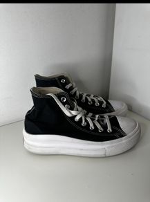 Converse high top platform trainers