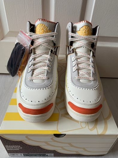 Nike Air Jordan 2 Retro Maison Chateau Rouge UK 11/ US 12 Deadstock