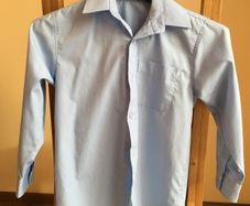 Boys School Blue Shirt, age 6 to 7 years