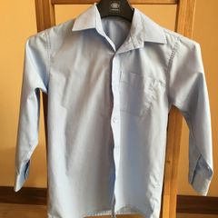 Boys School Blue Shirt, age 6 to 7 years