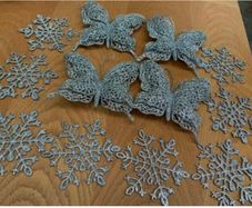 12 Silver Decorations