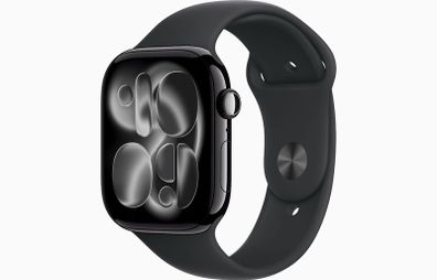 apple watch brand-new (sealed) series 11 46mm black sports band