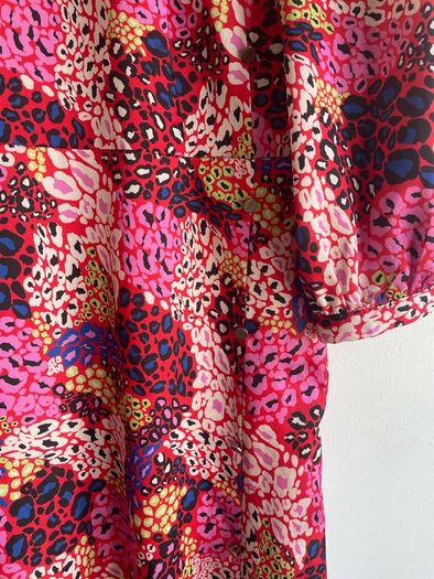 River Island pink mix dress size 10