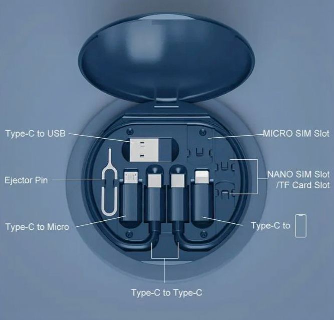 Multifunctional Data Cable Set (brand New).