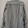Zara Man Green Striped Overshirt Size XL Image 2
