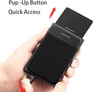 Rfid Credit Card Holder Men Thin Slim Mini Minimalist Wallets Luxury Metal Bank ID Cardholer Case Wallet for Men Carteras Choice