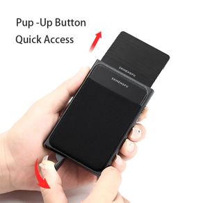 Rfid Credit Card Holder Men Thin Slim Mini Minimalist Wallets Luxury Metal Bank ID Cardholer Case Wallet for Men Carteras Choice