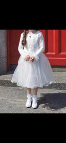 Communion dress suit age 8-9 Portuguese designer.