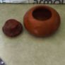 Vintage Burl Wood Round Lidded Container Image 8