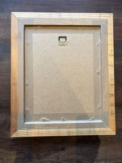 Framed art print titled 'Gerry the Giraffe' by Sophie Harding.