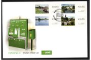 2008 Ireland SOAR (stamps on a roll) Inland Waterways An Post First Day Cover (FDC)