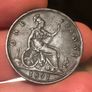 1891 One Penny Victoria Image 2