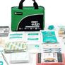 160 Piece Compact First Aid Kit Bag - Including Cold (Ice) Pack, Emergency Blanket, Moleskin Pad,Perfect for Travel, Home, Office, Car, Camping, Workplace (Green) Image 6