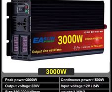 Pure Sine Wave Voltage Converter 12v to 220v Power Car Micro Inverter  New  Post extra 7 euro