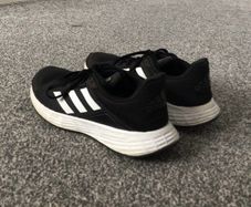 Adidas black trainers size UK 5 1/2 good condition