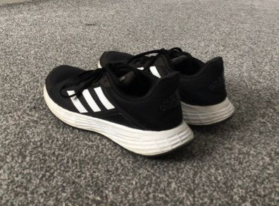 Adidas black trainers size UK 5 1/2 good condition