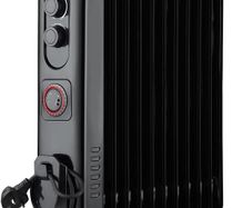 Oil Filled Radiator, 2500W/2.5KW - 11 Fin - Portable Electric Heater, 3 Power Settings, Adjustable Temperature and Thermostat, Thermal Safety Cut off & 24 Hour Timer