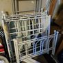 Single Bed white 90 x 190 metal Image 3