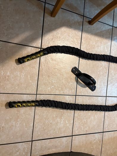50 Foot Battle Rope And Wall Anchor!