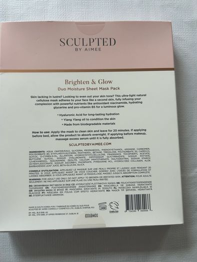 Sculpted by Aimee Hydration Heroes 3 pack Sheet Masks.