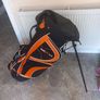 Dunlop golf clubs and bag with stand. Right handed clubs. Image 3