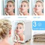 2 in 1 Mini Fridge, 8 Litre Fridge with Cooling and Heating Function, with LED Makeup Mirror Image 3