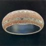 Gold and silver bangle Image 2