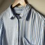 Marc O'Polo Classic Blue & White Striped Long-Sleeve Shirt (Size EU 36 / Small) Image 4