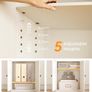 5-Tier Bookcase with Doors and Cabinet, Bookshelf Floor Standing Display Storage Shelf, Tall Bookcase with drawers for Home, Office, Living Room Image 6
