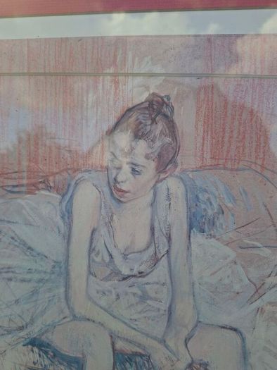 Framed Lautrec Print