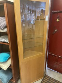 glass corner unit